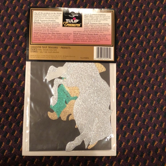 NWT  2sets iron on Christmas Pegasus lame appliqués - Picture 3 of 7